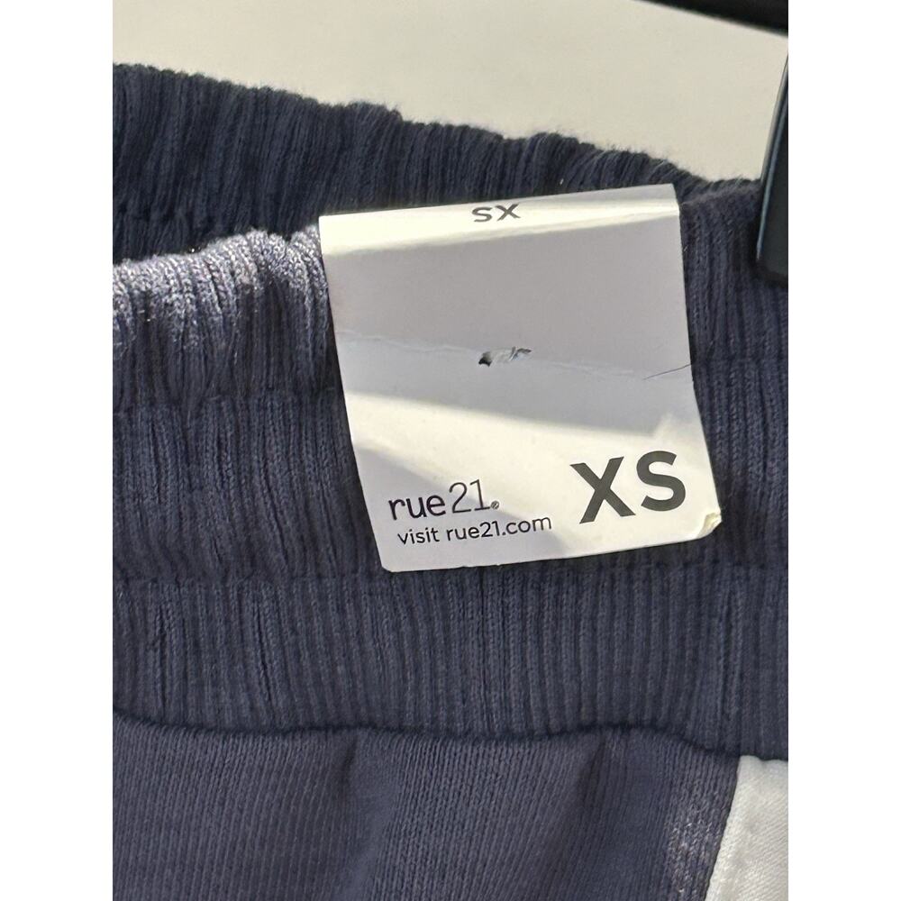 NWT Rue21 Navy Blue Flared Sweatpants Junior's size XS - Picture 3 of 7